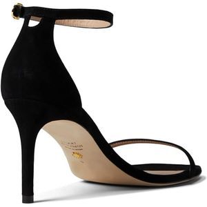 Stuart Weitzman Nudist Curve 75 Sandal Platino 8.5 B